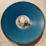 プチレストラン ブーケ・ド・フランス - 帆立貝柱を詰めた花ズッキー二のポシェにサマートリュフ