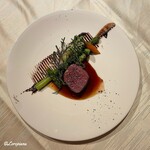 プチレストラン ブーケ・ド・フランス - 蝦夷鹿の雌のフィレ肉のロティ