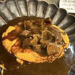 みやび亭 - オムレツビーフシチューのせ