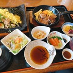 ベルベル　ソル - 瓦そば御膳 松 1,780円、釜飯変更 +220円