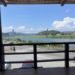 四万十屋 - テラス席