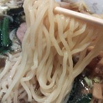 ラーメンハウス シロー - ラーメン￥580の中細麺（H26.3.14撮影）