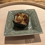 温石 - ズッキーニ炭焼きと玉葱の醤油漬け