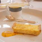 ブラッセリー ラシュレ - 下仁田ネギのキッシュと、下仁田ネギのクリームスープ。