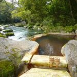 妙見石原荘 食菜石蔵 - 男性露天風呂