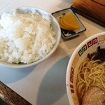 ラーメン角萬 - 定食（プラス２５０円）