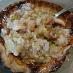 鮨 笹元 - 残り汁と寿司飯を混ぜて