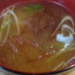鮨 笹元 - 味噌汁