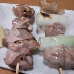 地鶏の伝兵衛 - ■媛っこ地鶏もも、ねぎま
