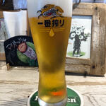 ゆいーと - 生ビール（キリン一番搾り）