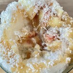 こおり屋 bambu - いちじくゴルゴンゾーラ・生ハムトッピング(＋100円)・パルミジャーノトッピング(＋100円)