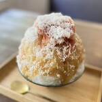 こおり屋 bambu - いちじくゴルゴンゾーラ・生ハムトッピング(＋100円)・パルミジャーノトッピング(＋100円)