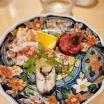 鮨と地酒 じょっぱり - あて三点盛り