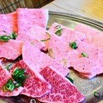 特選牛肉盛り合せ　2人前