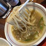 麺や 江陽軒 - つけ汁につけた麺