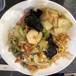 中国料理 四川 - 五目揚げヤキソバ