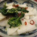 江戸川橋　加賀廣 - かぶの漬物