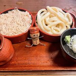 但馬庵 - 蕎麦と手打ちうどんの盛り合わせ