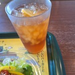 모스バーガー 이마바리 바이파스점 - 레귤러 세트 M(아이스티 레몬 M)