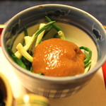 なべ家 - 前菜　（あさつき の ヌタ）