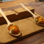 IZA - つぶ貝ととびっこのワンスプーン