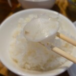 キッチン ブルー グローブ - お新香とご飯