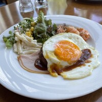 ザ・カフェ - ロコモコandガーリックシュリンプ❤️ ザ・カフェ - ロコモコandガーリックシュリンプ❤️