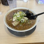 黒りりん - 背脂ブラックラーメン　980円+大盛り　150円