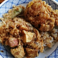 天ぷらふく西 禅と匠 - かき揚げ天丼1800円