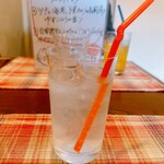 ビストロ アン ファミーユ - ドリンク（広島レモンスカッシュ）