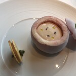 RESTAURANT PRUNIER - 桃の冷製ポタージュ