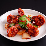 海老のマサラチリ