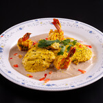 チキンと海老のココナッツソース