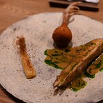 LURRA° - 熟成ホロホロ鳥、スイートコーンとコシーニャ