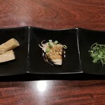 健康中華青蓮 - 前菜3種盛り