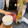 マンマ - 夕暮れ時のテラスで乾杯！きめ細やかな泡が俺に飲め〜と訴えてくる〜