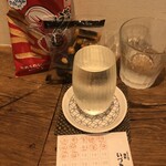 麹町いづみや しろ - 亀田 海苔ピー・栄光富士 愛山 純米吟醸無ろ過生原酒