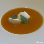 エヴィエ - ガスパチョにブッラータ