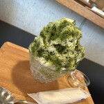 一隆堂喫茶室 - 宮崎園の抹茶氷850円
