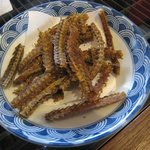 うなぎの骨の唐揚げ