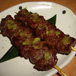 浜井 - optio A30で撮影。牛肉わさび焼。