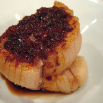 ロンフウフォン - ホタテの冷製　黒酢と辣油がけ 