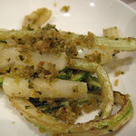 ロンフウフォン - アスパラとヤナカ生姜　干しエビ添え