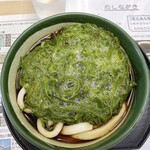 マルト食堂 - めかぶうどん(伊勢うどん風つゆ)