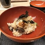 味感 ことほぎ - ❷❶に海苔をかけて