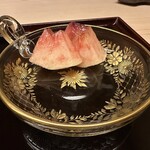 味感 ことほぎ - 桃（山梨、匠の桃）　香りも甘さも抜群　器も美しい