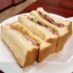 喫茶レストランかかし - ハムトースト