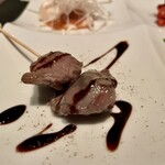 裏虎 - 牛ハツ串