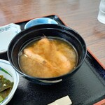 お宿 お食事処 鱗晃荘 - 甘海老の味噌汁