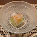 とく川 - 海老のそぼろ餡